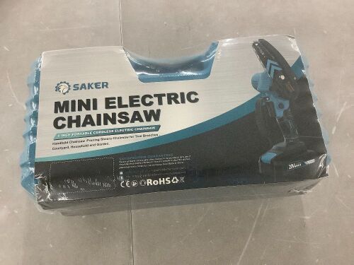 20V 4" Cordless Mini Chainsaw  - Lot 606