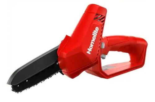 Homelite 12V Lithium 6 in. Battery Pruning Mini Chainsaw with Internal 2.5 Ah Battery and Charger - Lot 612