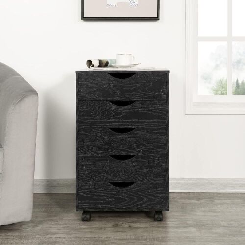 Naomi Home Taylor 5 Drawer Storage Cabinet with Wheels - Lot 213