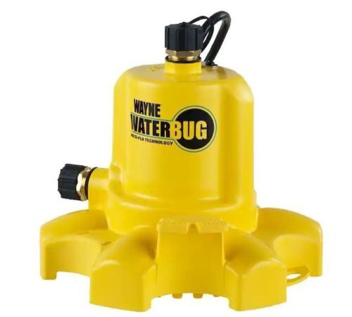 Wayne 1/6 HP WaterBUG Submersible Utility Pump with Multi-Flo Technology - Lot 517