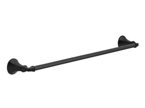 Lot of (3) Delta Ashlyn 24 in. Wall Mount Towel Bar Bath Hardware Accessory in Matte Black - Lot 705