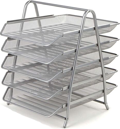 Mind Reader 5-Tier Paper Tray, Desktop Organizer - Lot 745