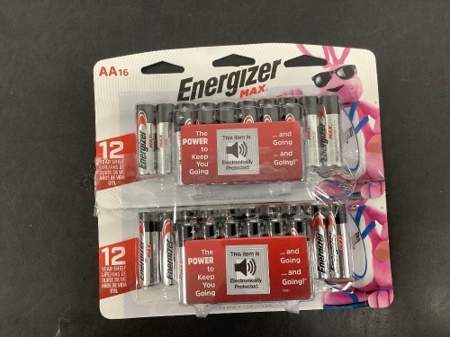 Set of 2 Packs of AA Engizer Max Batteries - Lot 5404
