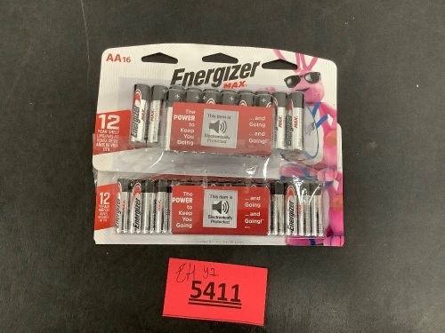 Energizer Max Battery Pack AA and AAA - Lot 5411