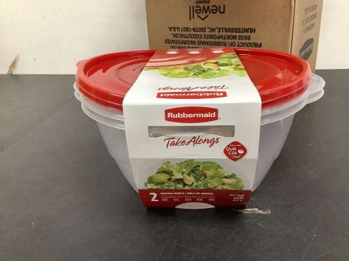 Set of 2 Rubbermaid Tubberware - Lot 2480