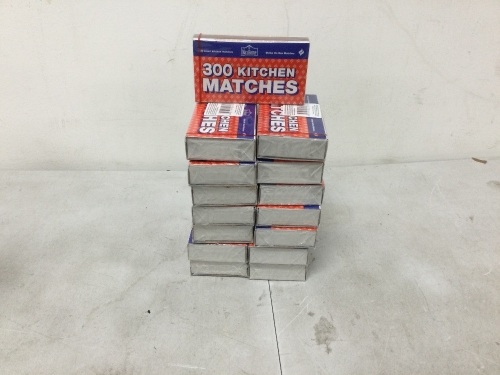MaxHome Kitchen Matches, 300 count (Set of 15) - Lot 5533