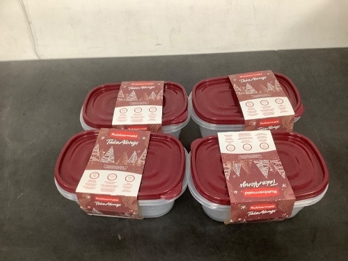 Rubbermaid Set of 4 Tubberware - Lot 5567