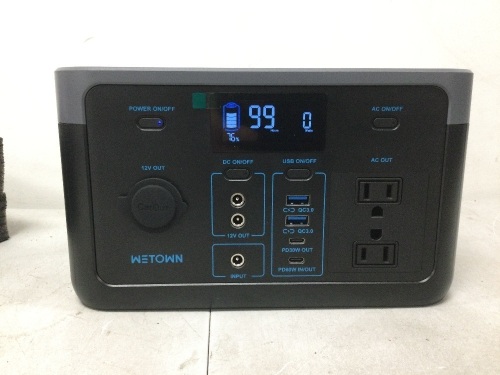 WETOWN Portable Power Station 300W - Lot 5583
