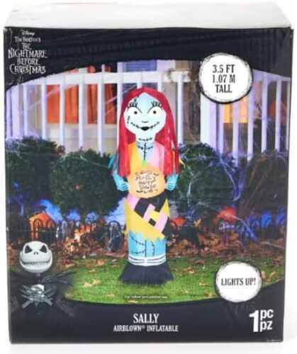 he Nightmare Before Christmas 3.5' Airblown Inflatable LED Sally - Lot 5301