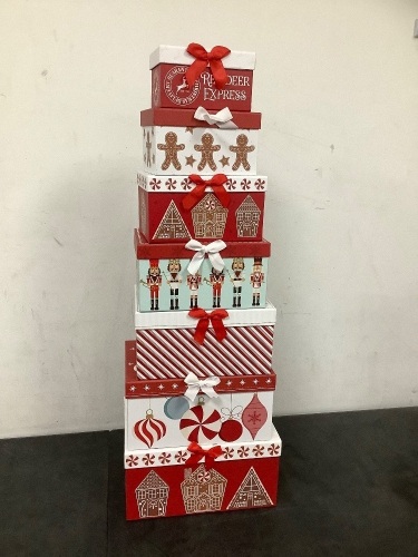 Christmas Boxes (Set of 7) - Lot 5709