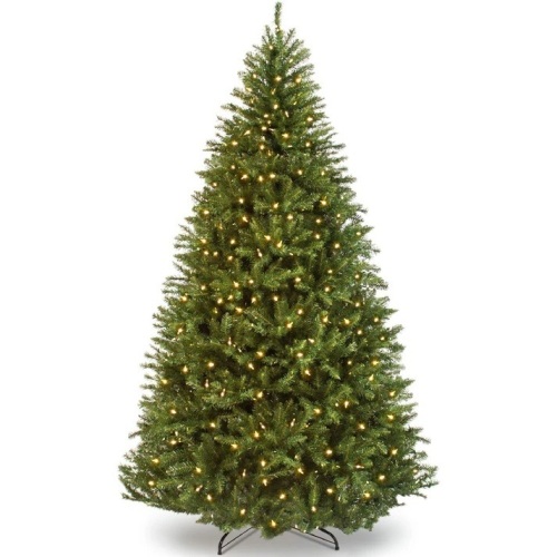 Pre-Lit Hinged Douglas Artificial Christmas Tree w/ Stand 6ft - Lot 5444