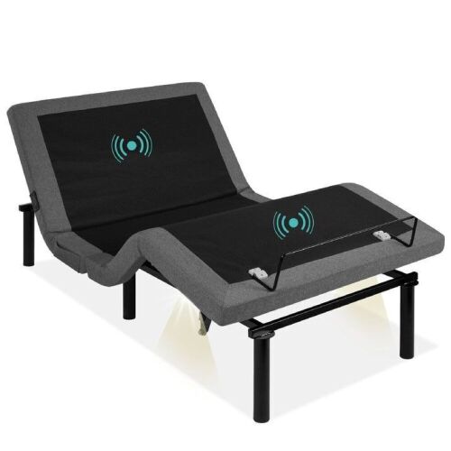 Twin XL Adjustable Bed Base with Massage, Remote, USB Ports - Lot 37