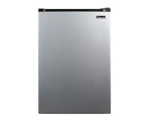 Magic Chef 4.4 cu. ft. Mini Fridge in Stainless Steel Look without Freezer - Lot 55