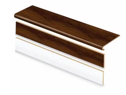 (13) Boxes Cap A Tread Shadow Hickory 47 in. L x 12.15 in. W x 1.69 in. T Vinyl Stair Tread and Reversible Riser Kit, 2 per Box - Lot 79