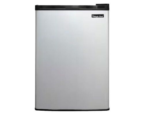 Magic Chef 2.6 cu. ft. Mini Fridge in Stainless Look, ENERGY STAR - Lot 88