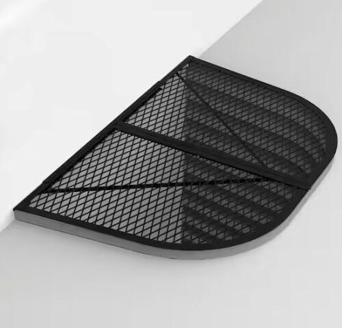 38 in. x 58 in. Steel Powder Coated Black, D - Shaped Egress Window Well Cover Semi-Universal Fit - Lot 169