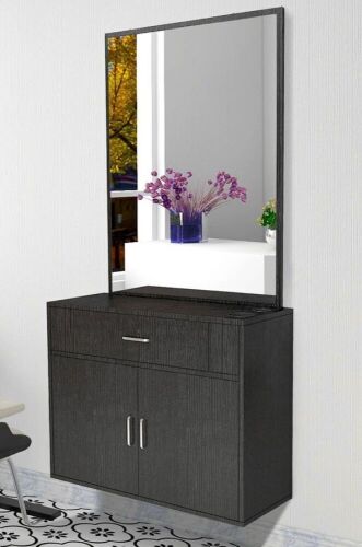 Wall Mount Barber Station Vanity Mirror - Lot 170