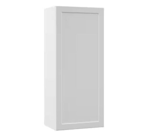 Hampton Bay Designer Series Melvern Assembled 18x42x12 in. Wall Kitchen Cabinet in White - Lot 276
