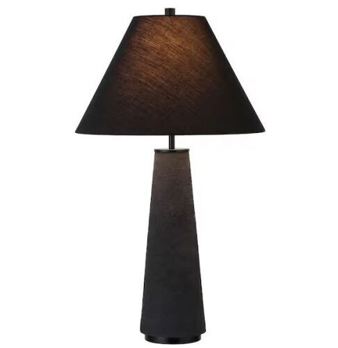 Ingalls 28 in. Matte Black Table Lamp - Lot 494