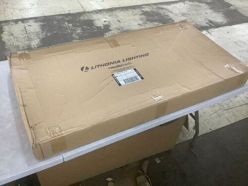 Lithonia Lighting Contractor Select CPX 2 ft. x 4 ft. White Integrated LED 4692 Lumens Flat Panel Light, 4000K, 2 Pack - Lot 885
