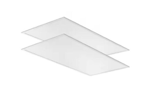 Lithonia Lighting Contractor Select CPX 2 ft. x 4 ft. White Integrated LED 4692 Lumens Flat Panel Light, 4000K, 2 Pack - Lot 886