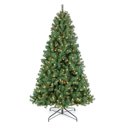 12' Pre-Lit Instant No Fluff Artificial Spruce Christmas Tree w/ Memory Branches - Lot 31