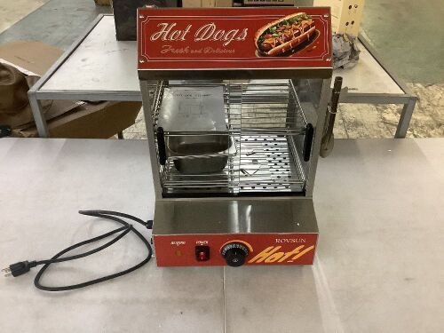 ROVSUN 31.7 QT 500W 110V 175 Hot Dogs / 40 Buns Hot Dog Steamer - Lot 100