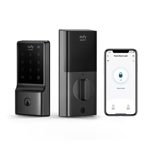 eufy Security Smart Lock Wi-Fi with 5-in-1 Ways to Unlock by Mobile App, Keypad, Key, Apple Watch and Smart Assistants - Lot 97
