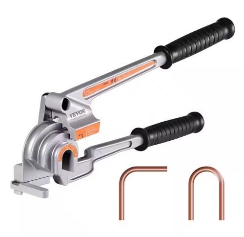 VEVOR 3 in 1 Pipe Bender 1/4 in. to 1/2 in. 0 to 180 degrees for HVAC AC Refrigerator Repair - Lot 858