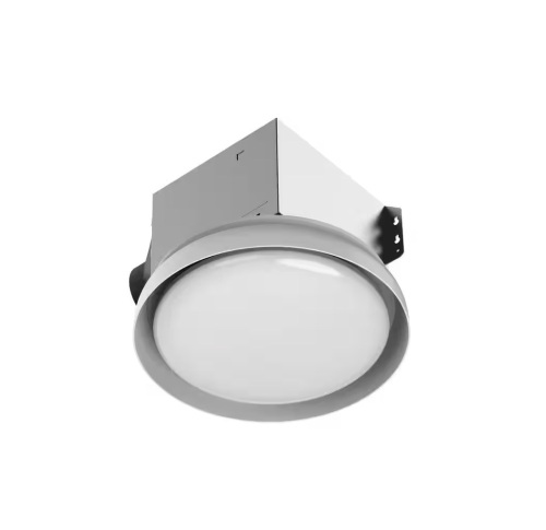 Commercial Electric 80 /110 CFM Ceiling Mount Room Side Installation Round Bathroom Exhaust Fan with LED, Night Light and Humidity Sensor - Lot 863