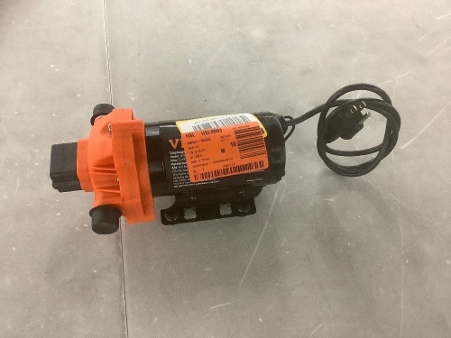 VEVOR Diaphragm Pump 3.3 GPM 110V 6 ft. Height Water Submersible Pump 45 PSI 0.24 HP 1/2 in. MNPT Inlet/Outlet for Boat RV - Lot 868