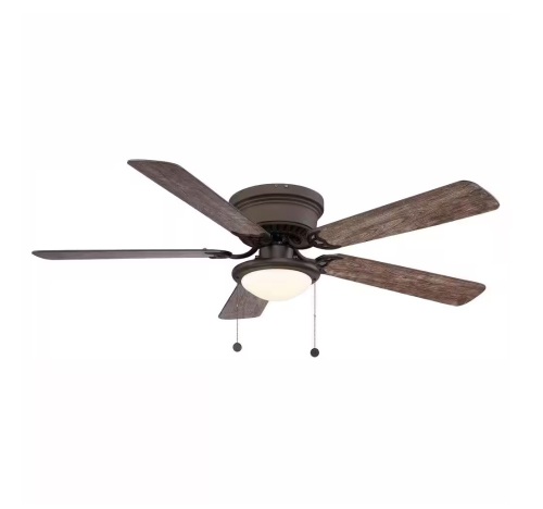 Hugger 52 in. LED Espresso Bronze Ceiling Fan - Lot 455