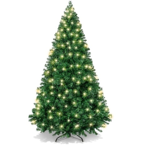 6' Premium Artificial Pre-Lit Pine Christmas Tree w/ 1,000 Tips, 250 Lights - Lot 240