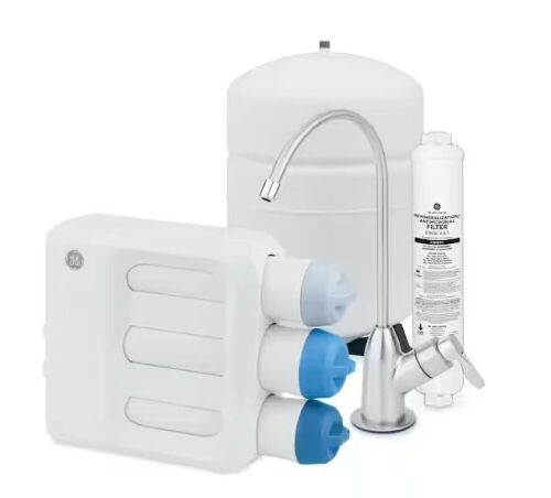 GE Under Sink 5 Stage Premium Reverse Osmosis Water Filtration System - Lot 98