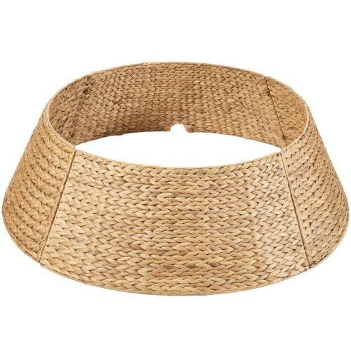 Woven Hyacinth Christmas Holiday Tree Collar - 42in - Lot 664