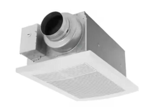Panasonic Whisper Cozy DC 80/110 CFM Pick-A-Flow Ceiling Bathroom Exhaust Fan/Heater with Flex-Z-Fast Easy Install Bracket - Lot 102