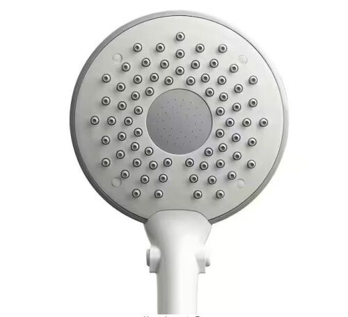 Waterpik 2-Spray 7.8 in. Single Wall Mount Fixed Rain Shower Head in White - Lot 846