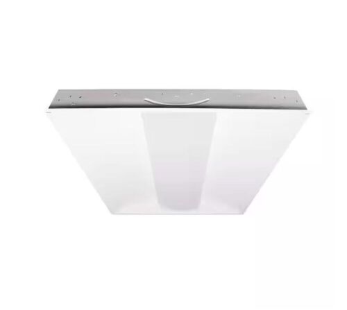 Metalux 2 ft. x 2 ft. 51-Watt Equivalent Integrated LED White Center Lens Troffer, 4000K Bright White - Lot 825
