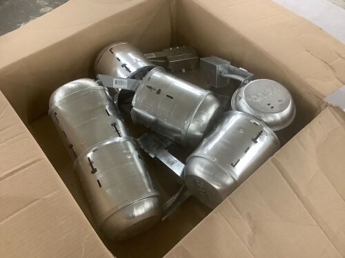 Lot of (6) HALO 6 in. New Construction IC Rated Aluminum Recessed Lighting Housing - Lot 811