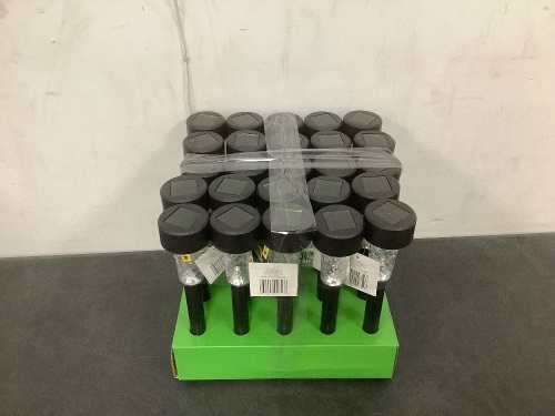Set of Plastic Solar Stakes 25pc - Lot 5730