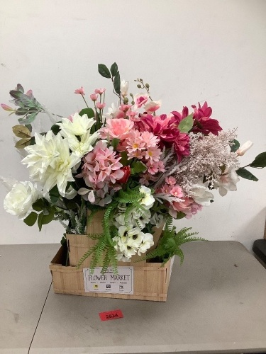 Set of Assorted Fake Flowers - Lot 5814