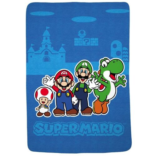 Super Mario Plush Blanket - Lot 5930