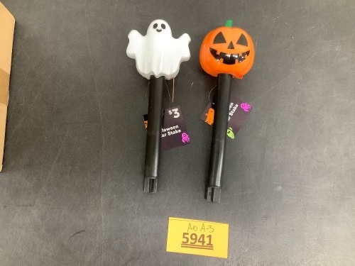 Halloween Icon Solar Stakes, 12-Pack - Lot 5941
