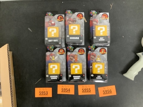 Super Mario Movie Toys, 12-Pack - Lot 5955