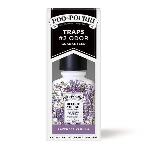 Poo-Pourri Lavender Vanilla, Odor Eliminating Air Freshner, 6-Pack - Lot 5960