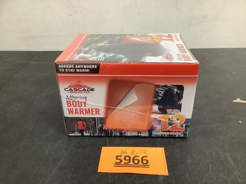 Cascade Mountain Tech Adhesive Body Warmers. 20-Pack - Lot 5966