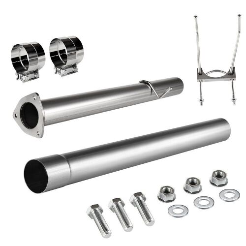 4" DPF & Cat Delete Pipe For 2013-2018 Dodge Ram 6.7 Cummins Diesel - Lot 108
