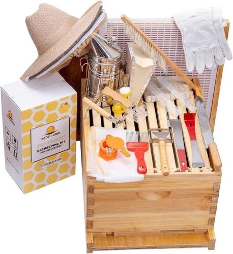  Honey Lake 8 Frame Bee Hive Starter Kit and Beekeeping Supplies - Lot 164