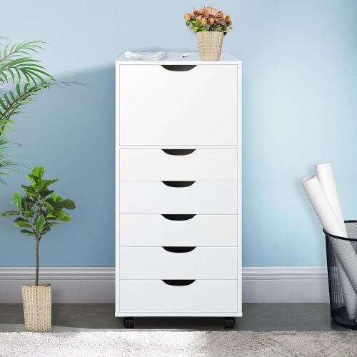 Naomi Home Carly 6-Drawer Office Storage File Cabinet  - Lot 166