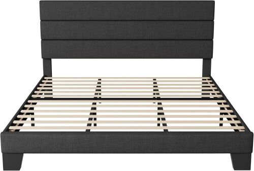 Upholstered King Size Bed Frame  - Lot 171